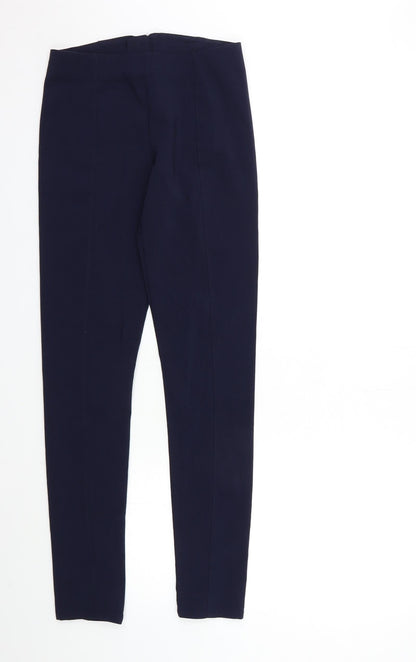 Womens UK Size 12 Preworn Regular Fit  Blue Trousers