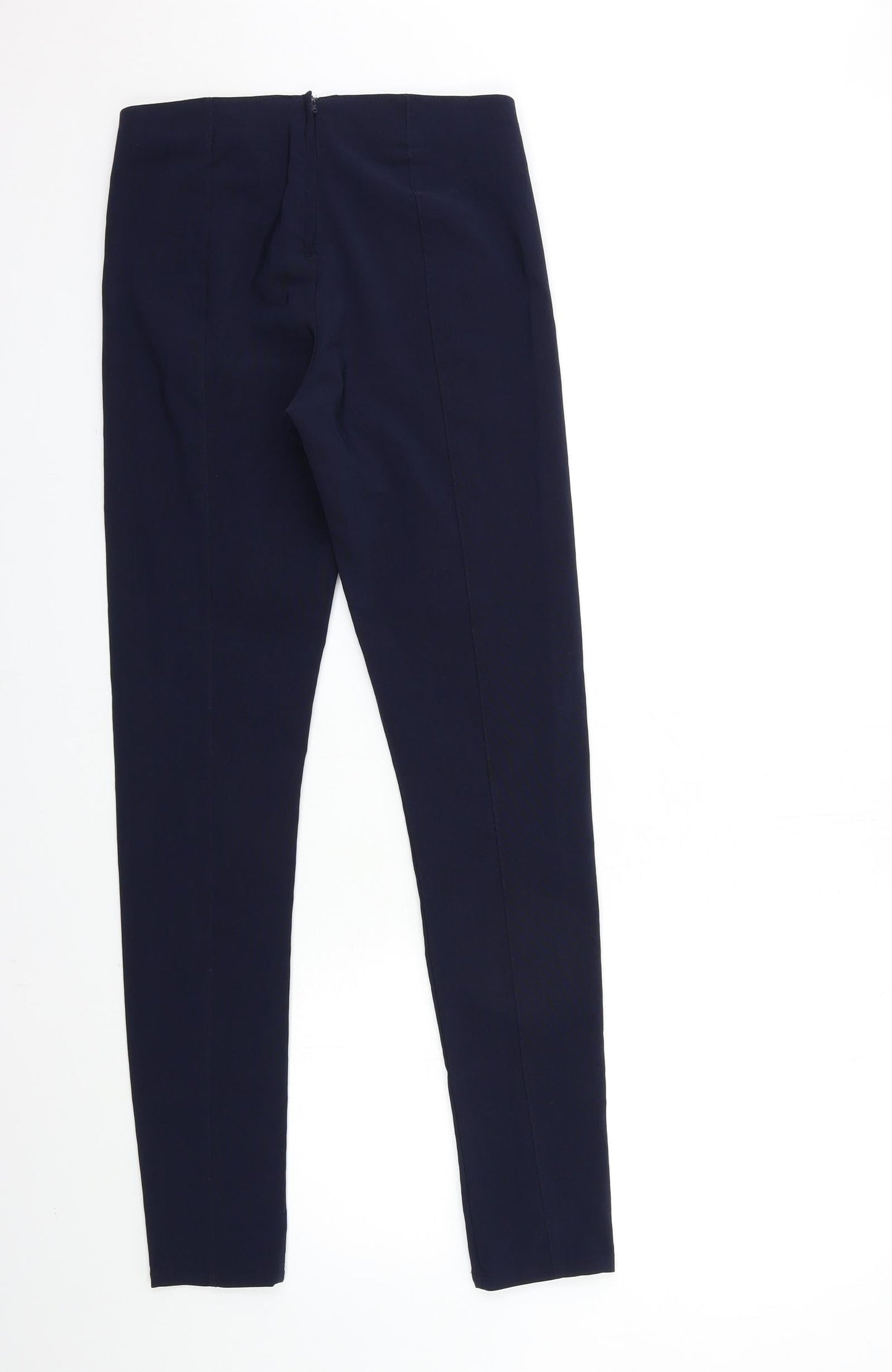 Womens UK Size 12 Preworn Regular Fit  Blue Trousers