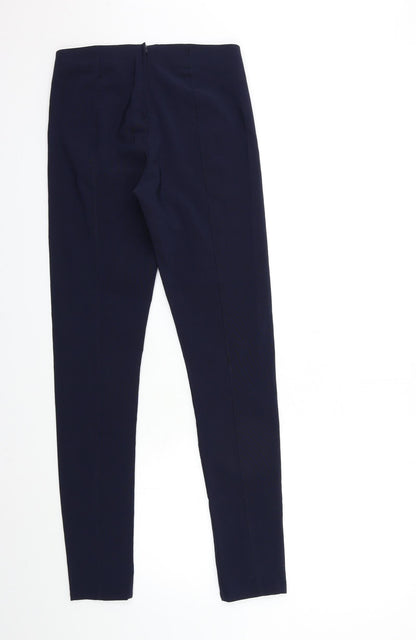 Womens UK Size 12 Preworn Regular Fit  Blue Trousers