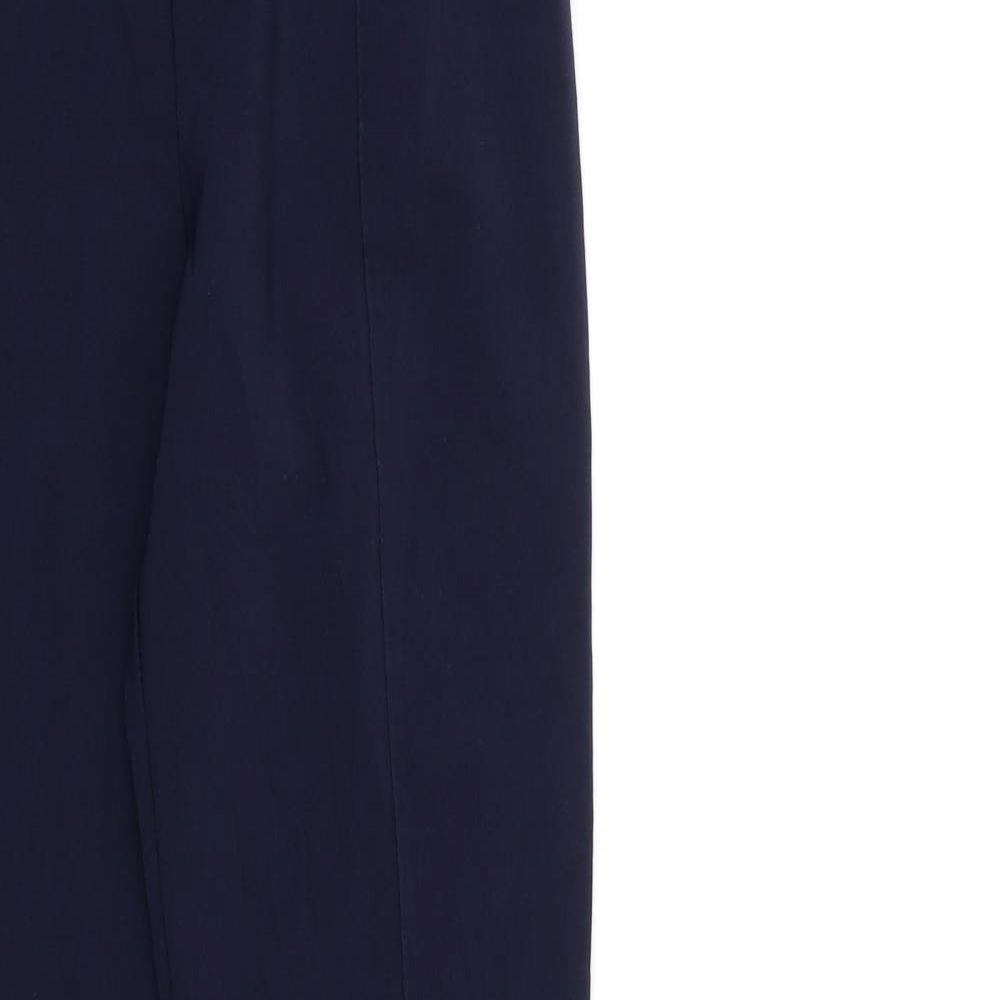Womens UK Size 12 Preworn Regular Fit  Blue Trousers