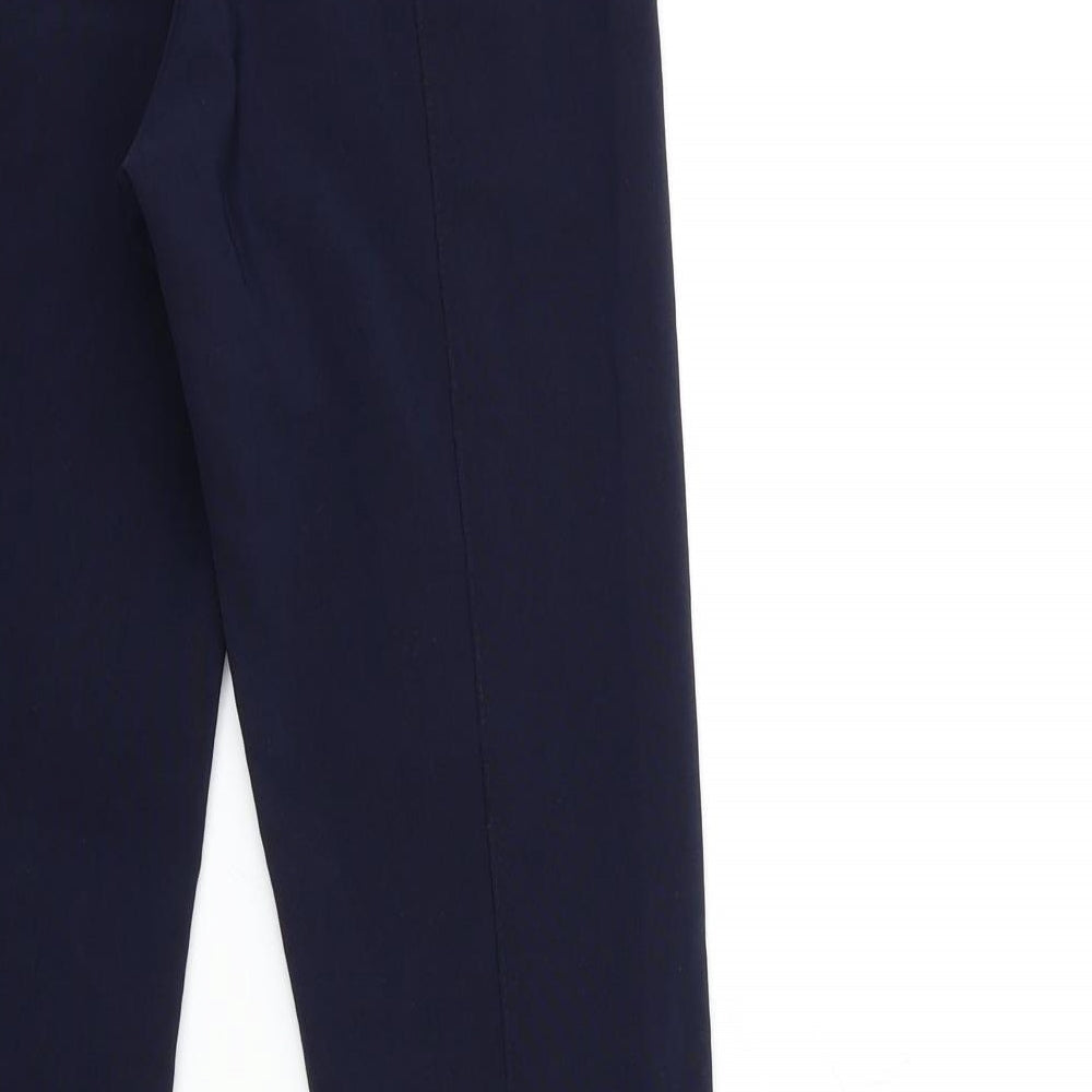 Womens UK Size 12 Preworn Regular Fit  Blue Trousers