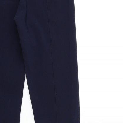 Womens UK Size 12 Preworn Regular Fit  Blue Trousers