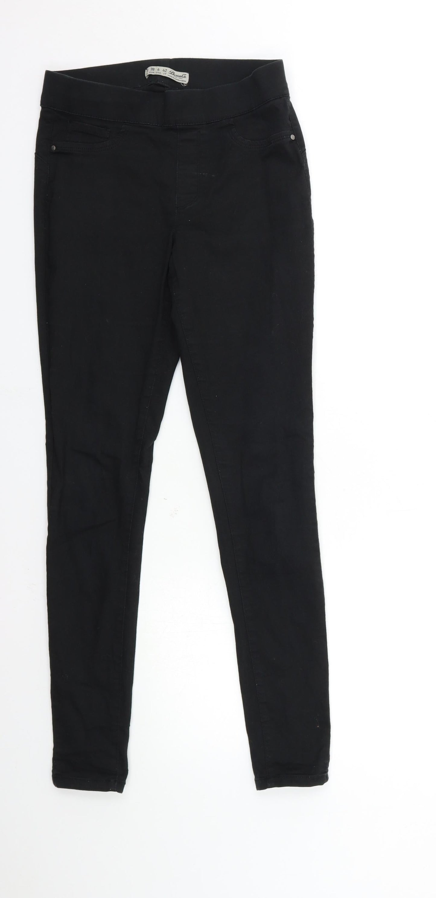 Denim & Co. Womens Blue  Denim Jegging Jeans Size 10 L29 in