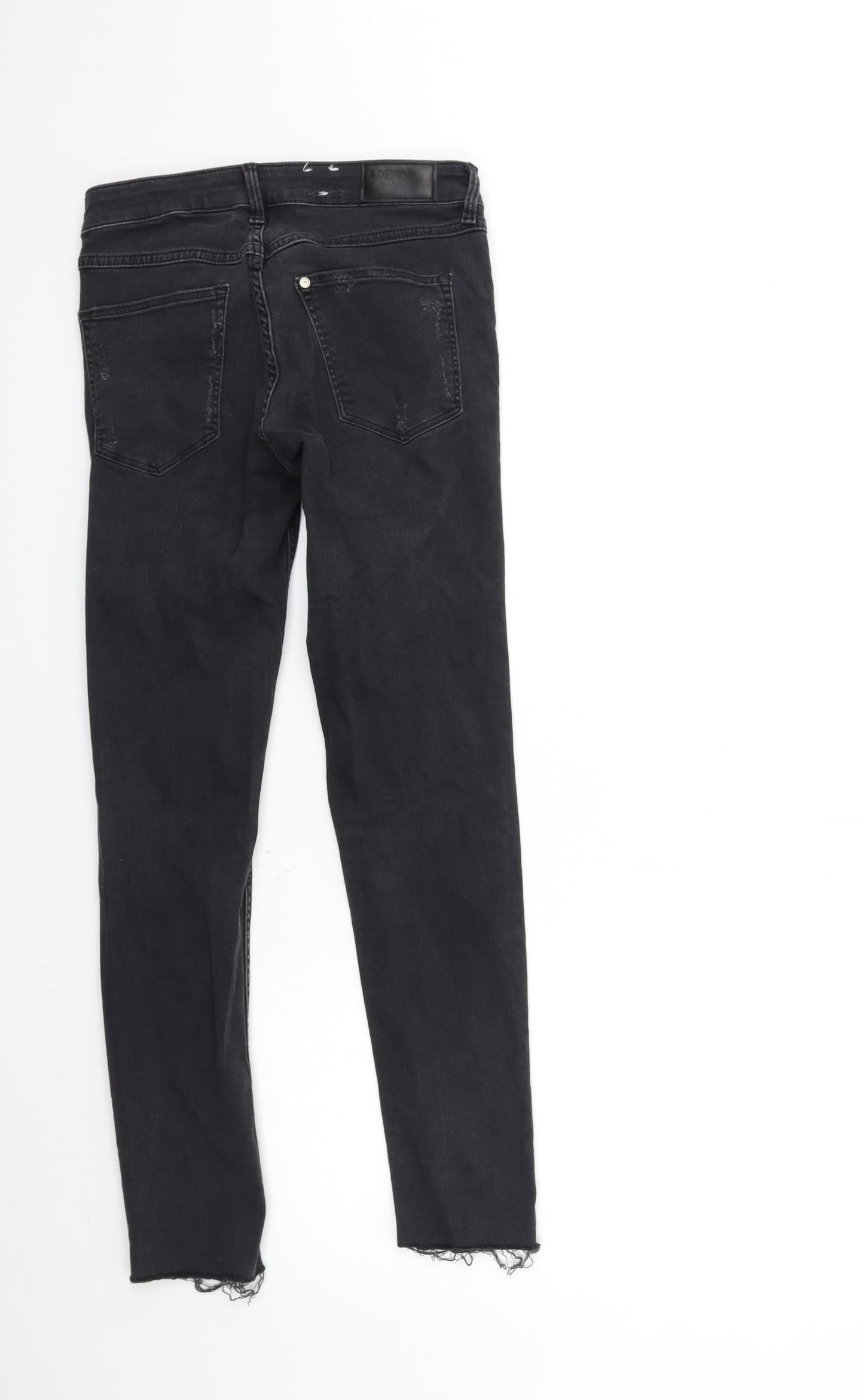 Womens UK Size 27 in H&M Regular Fit Skinny Blue Jeans