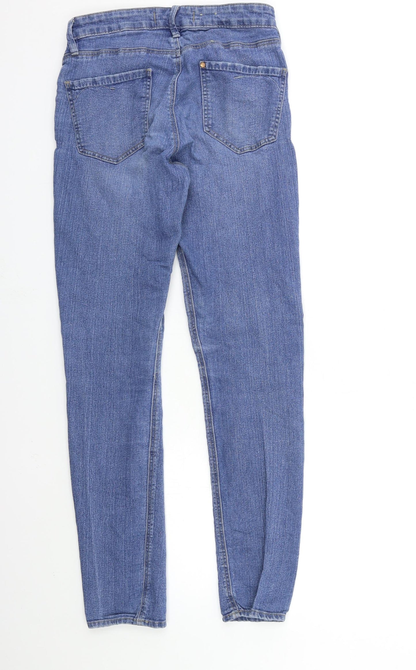 Womens UK Size 26 in Preworn Regular Fit Skinny Blue Jeans