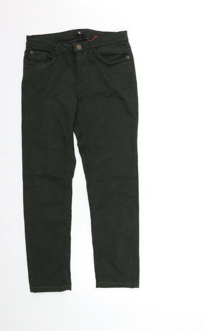 H.I.S Womens Green  Denim Skinny Jeans Size 10 L26 in