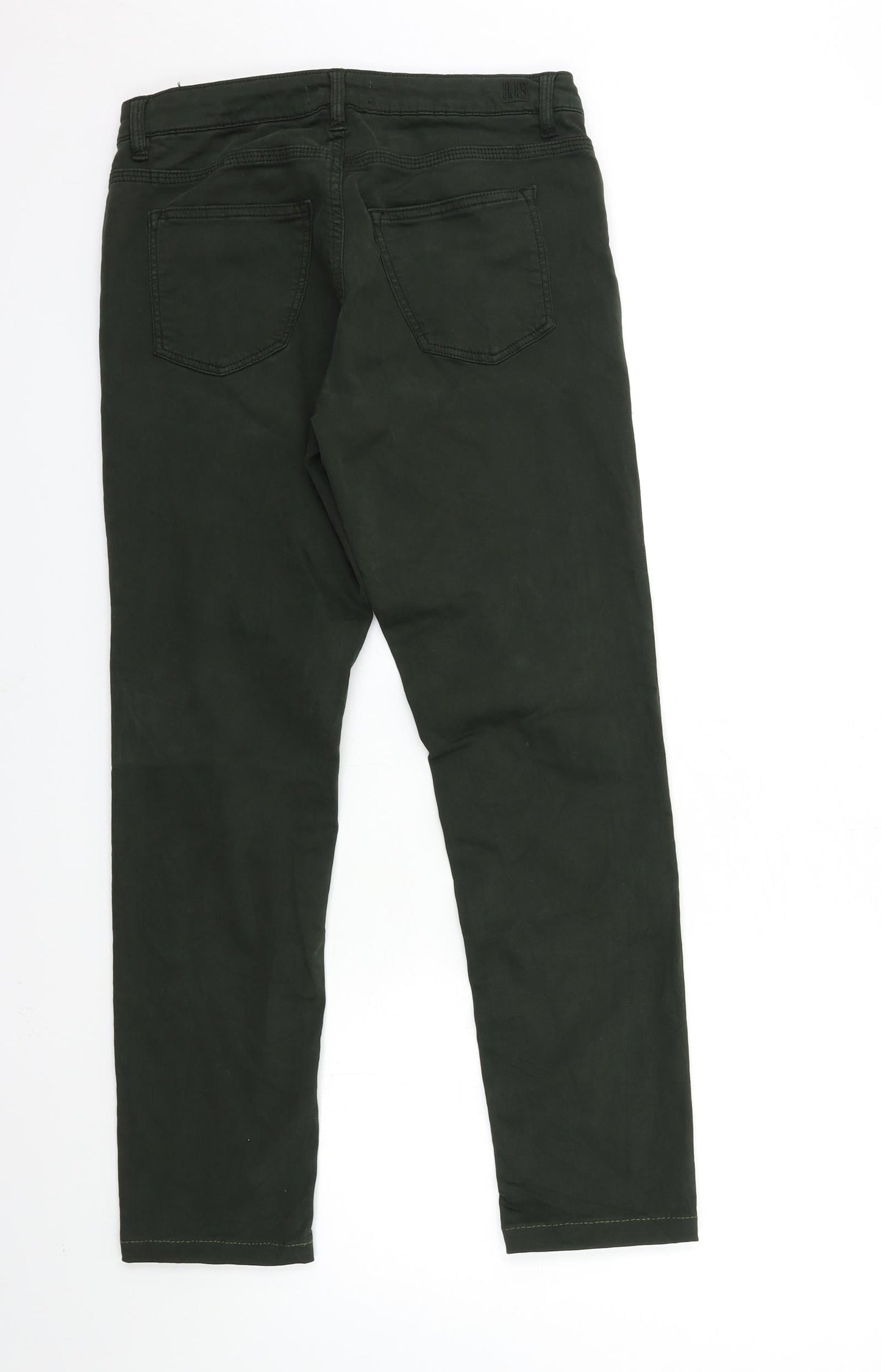 H.I.S Womens Green  Denim Skinny Jeans Size 10 L26 in
