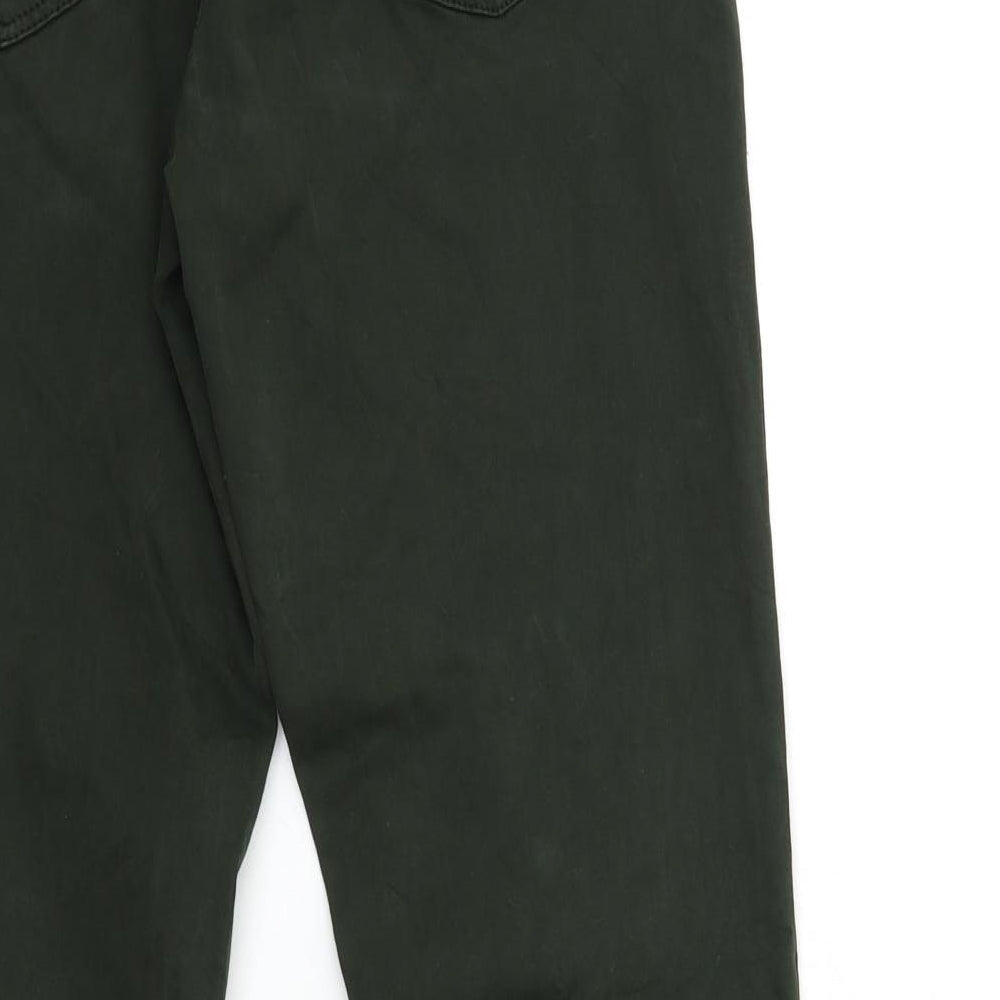 H.I.S Womens Green  Denim Skinny Jeans Size 10 L26 in
