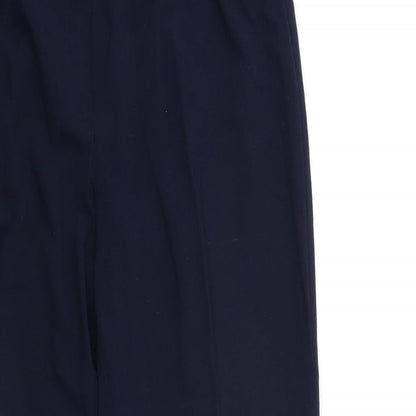 Womens UK Size 38 in Preworn Regular Fit  Blue Trousers
