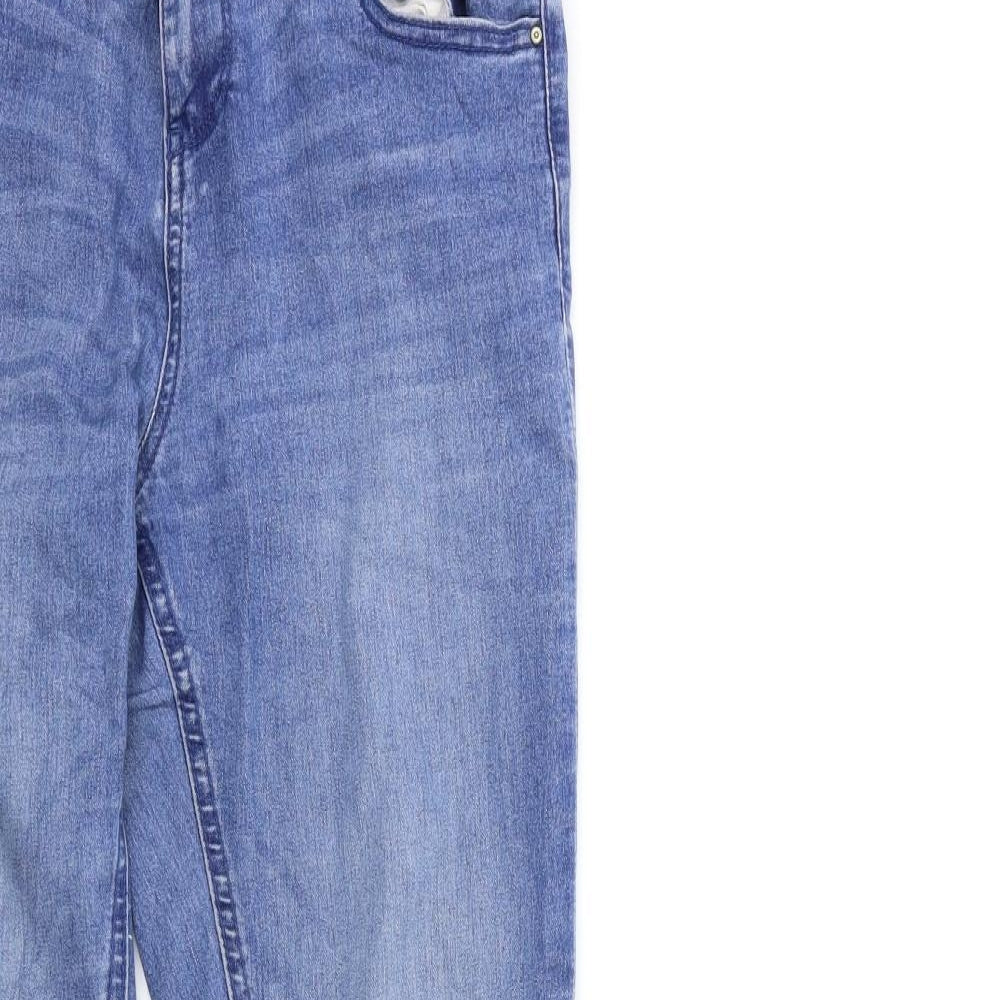 Denim & Co. Womens Blue  Denim Skinny Jeans Size 10 L30 in