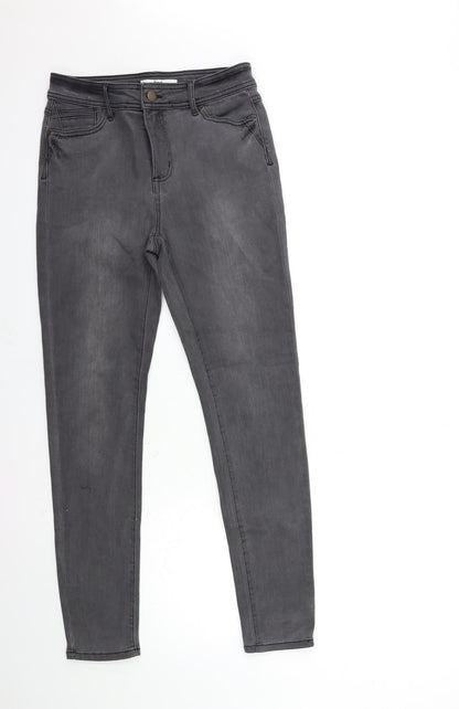 Womens UK Size 30 in find. Regular Fit Skinny Grey Jeans