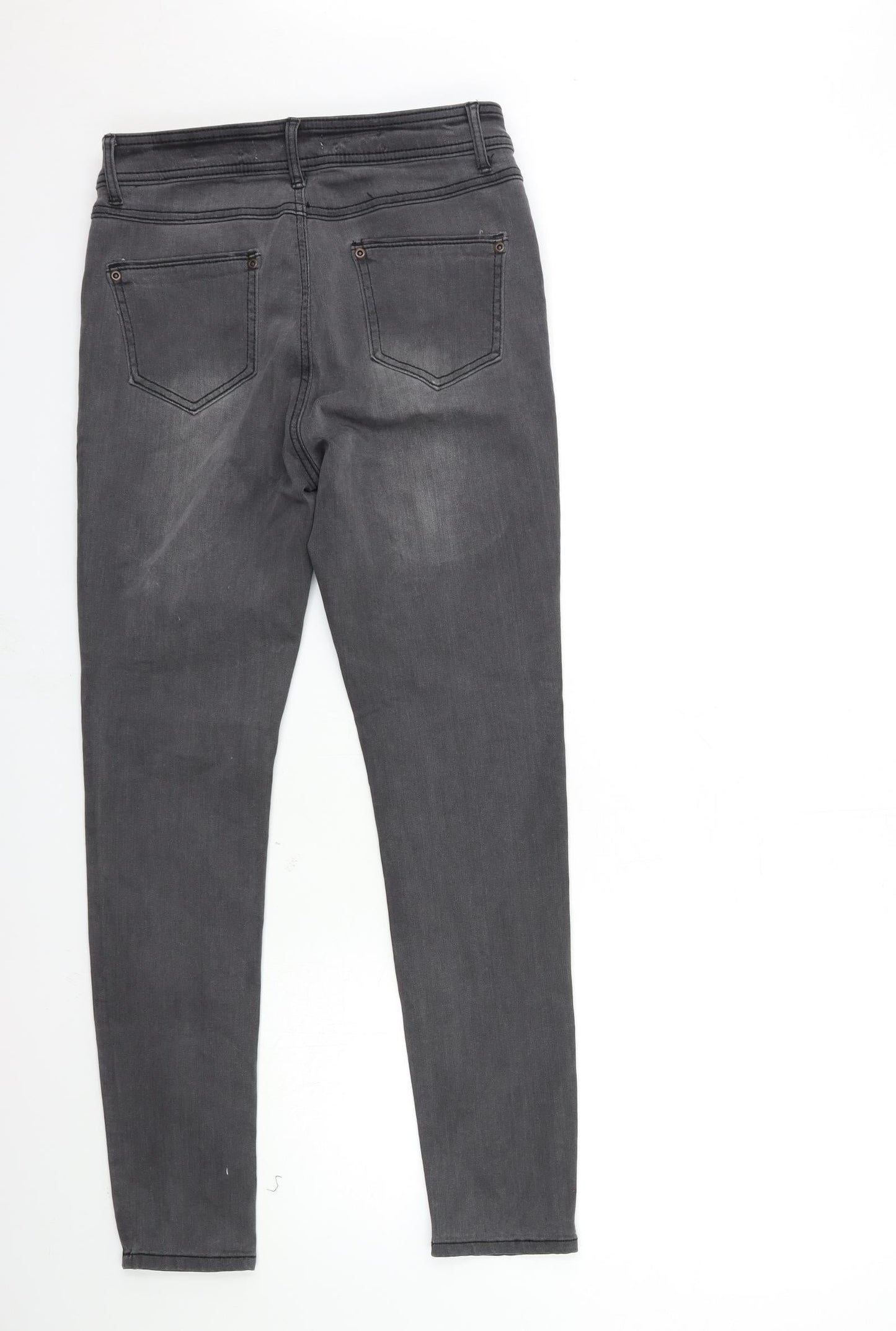Womens UK Size 30 in find. Regular Fit Skinny Grey Jeans