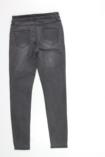 Womens UK Size 30 in find. Regular Fit Skinny Grey Jeans