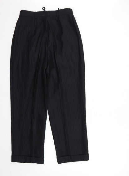 Womens UK Size 30 in Preworn Regular Fit  Black Trousers