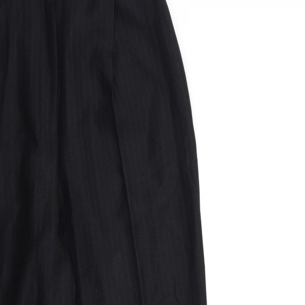 Womens UK Size 30 in Preworn Regular Fit  Black Trousers