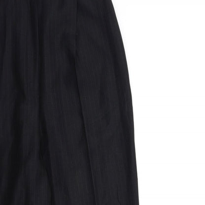 Womens UK Size 30 in Preworn Regular Fit  Black Trousers