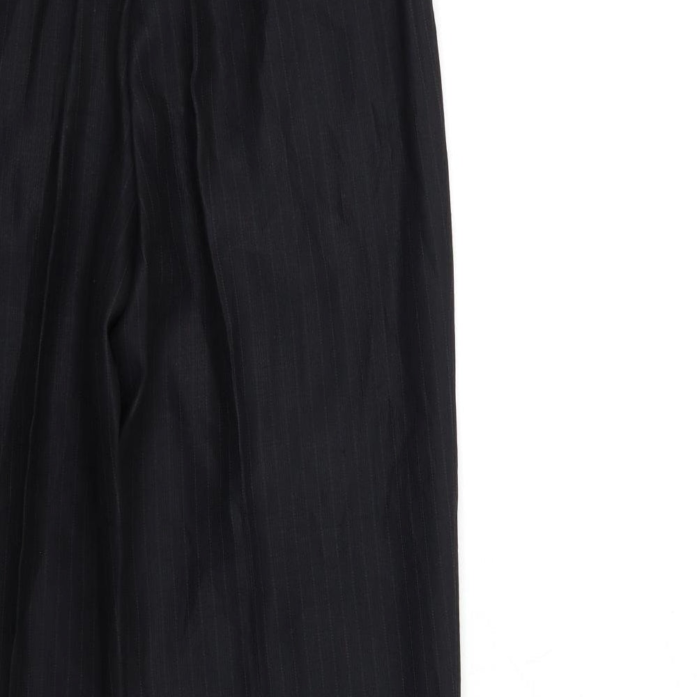 Womens UK Size 30 in Preworn Regular Fit  Black Trousers