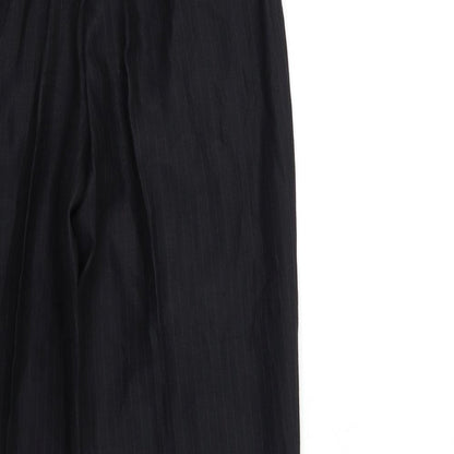 Womens UK Size 30 in Preworn Regular Fit  Black Trousers