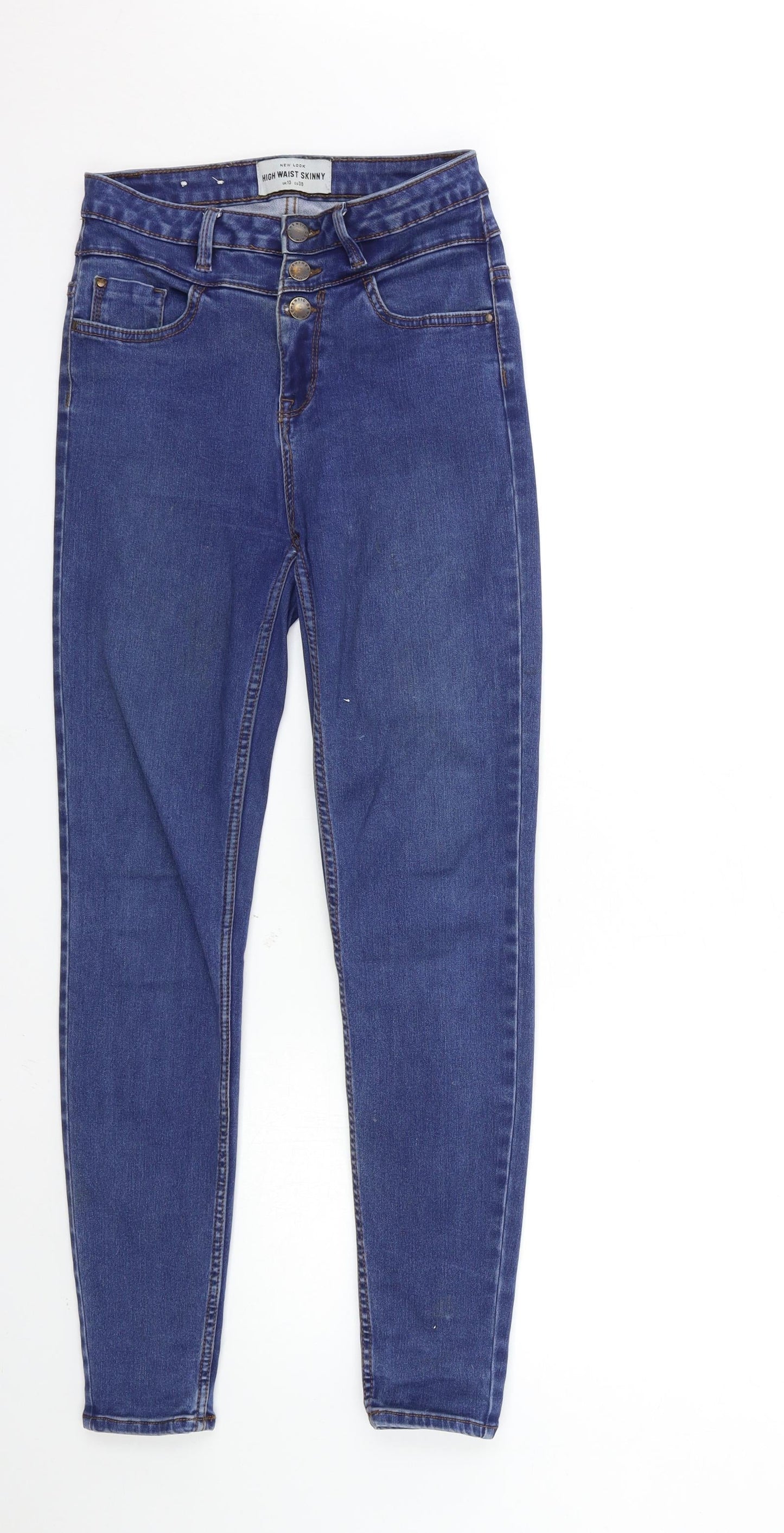 New Look Womens Blue  Denim Skinny Jeans Size 26 in L28 in