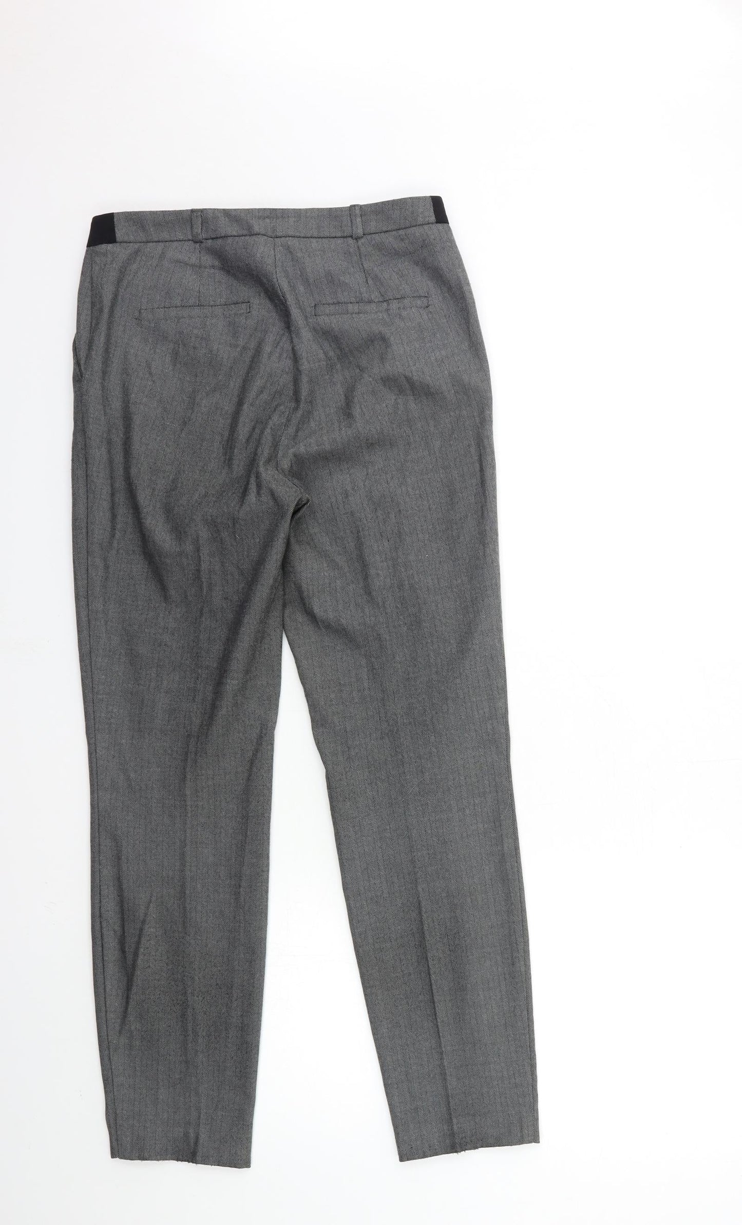 Womens UK Size 8 Papaya Regular Fit  Grey Trousers