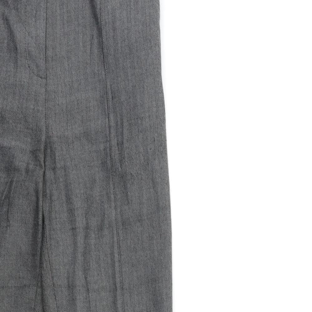 Womens UK Size 8 Papaya Regular Fit  Grey Trousers
