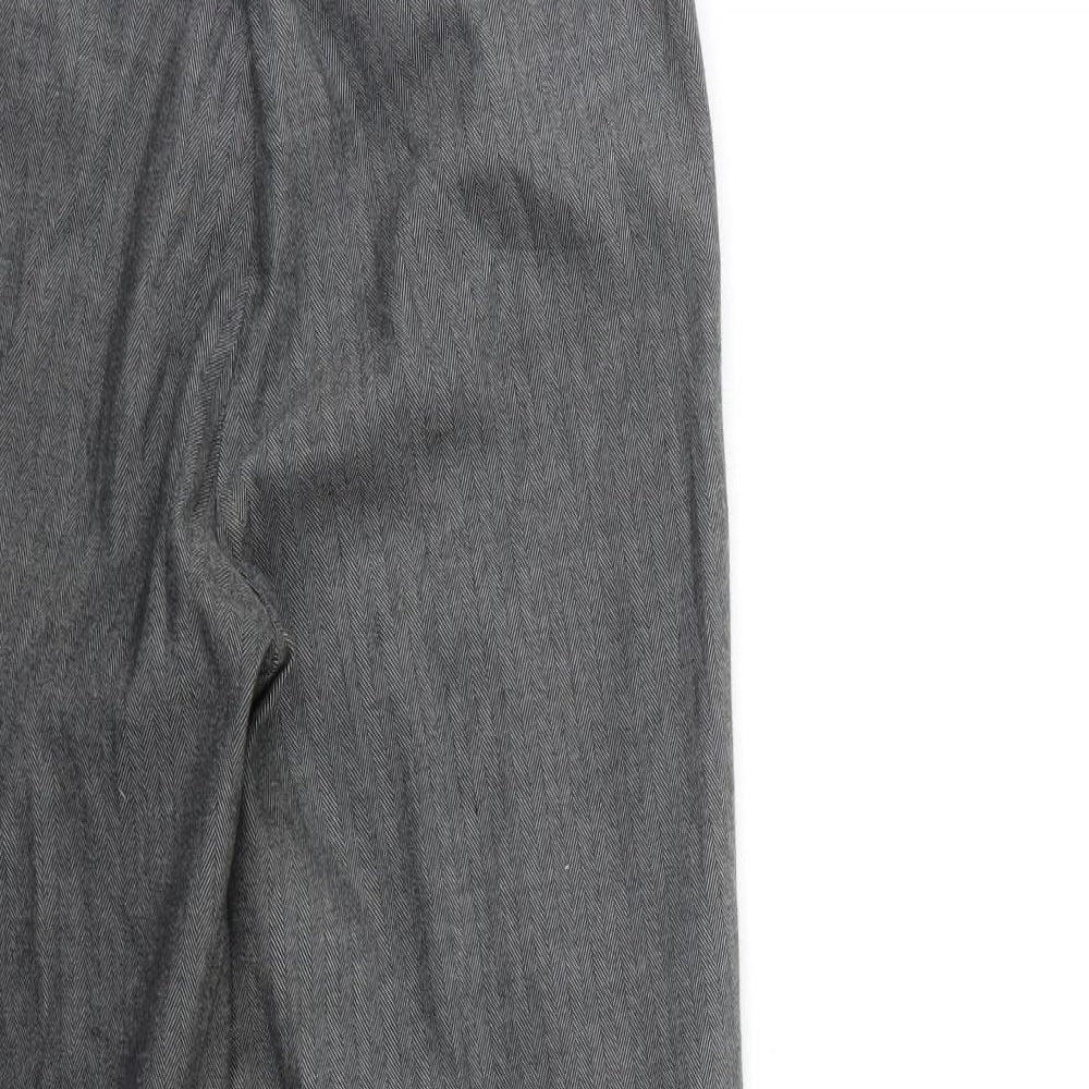 Womens UK Size 8 Papaya Regular Fit  Grey Trousers