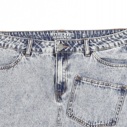 Noisy may Womens Blue  Denim A-Line Skirt Size L