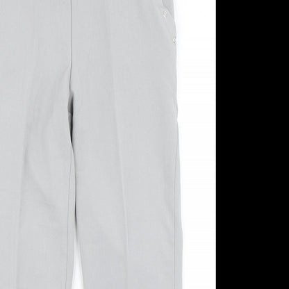 Womens UK Size 10 Anna Rose Regular Fit Dress Pants Grey Trousers