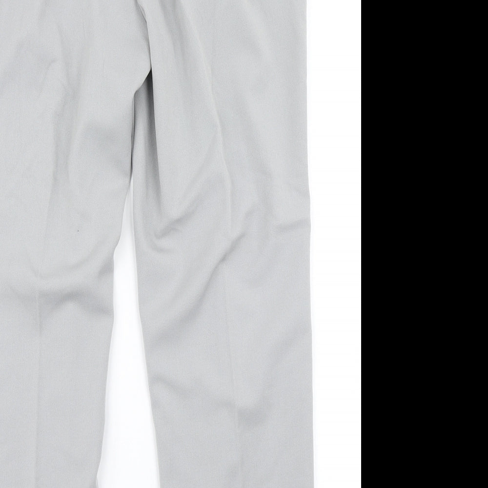 Womens UK Size 10 Anna Rose Regular Fit Dress Pants Grey Trousers