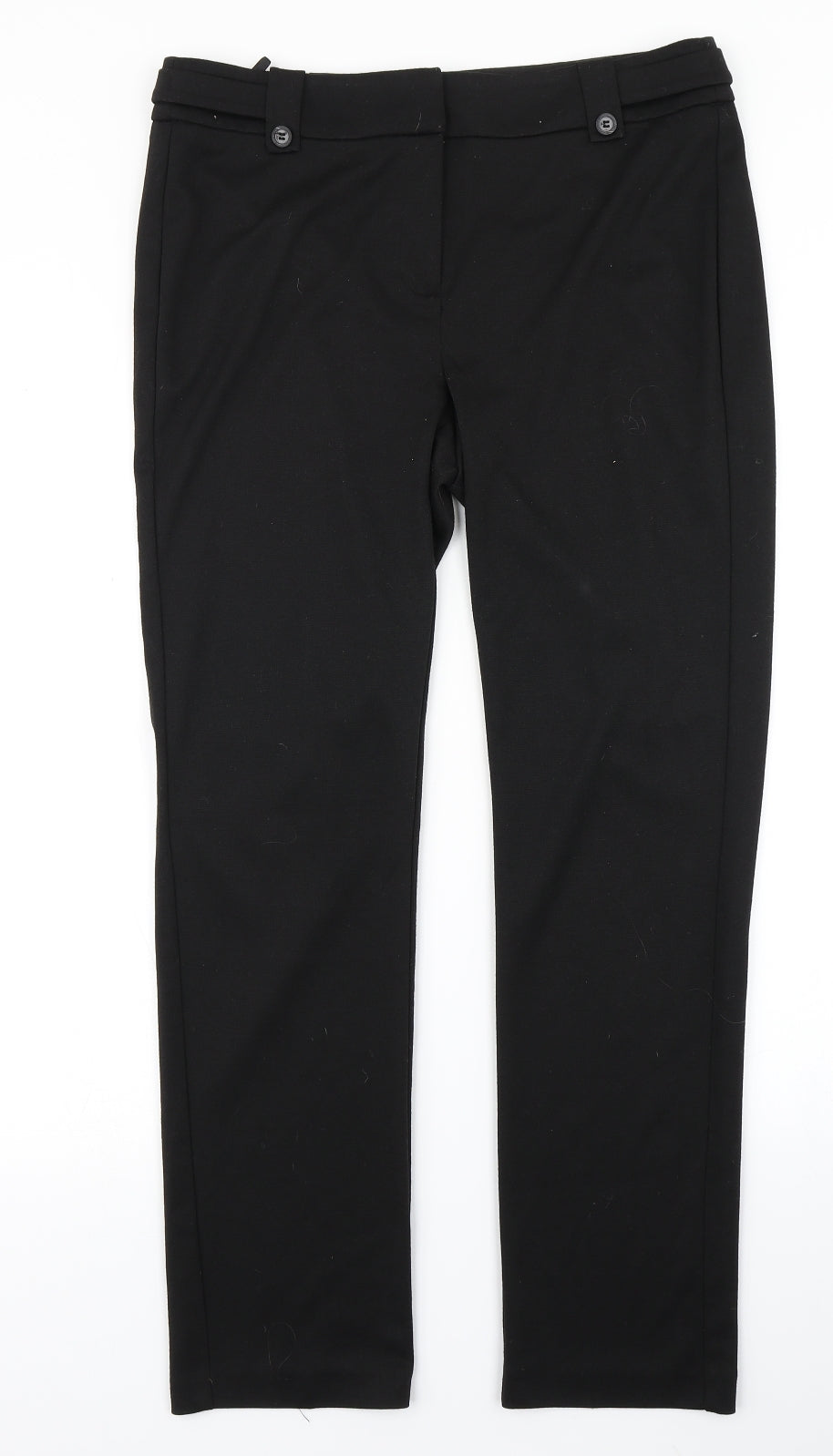 V Womens Black   Dress Pants Trousers Size 12 L27 in