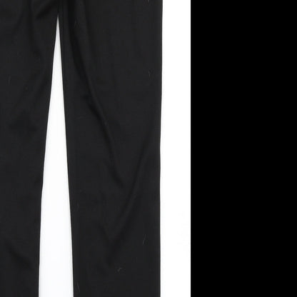 V Womens Black   Dress Pants Trousers Size 12 L27 in