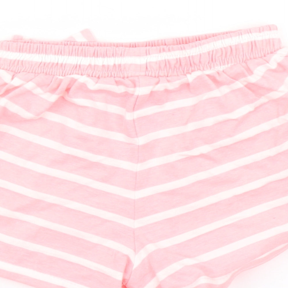 TU Girls Orange Striped  Cropped Trousers Size 12-18 Months