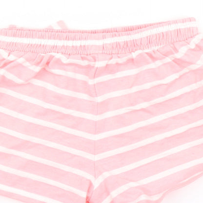 TU Girls Orange Striped  Cropped Trousers Size 12-18 Months