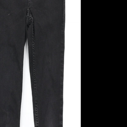 &Denim Girls Black  Denim Skinny Jeans Size 9 Years