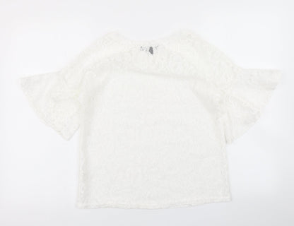 Atmosphere Womens White   Basic T-Shirt Size 8