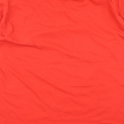 Mens UK Size L George Red  T-Shirt