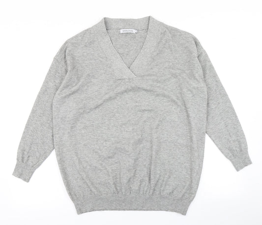 Womens UK Size S MissLook Grey Pullover Jumper
