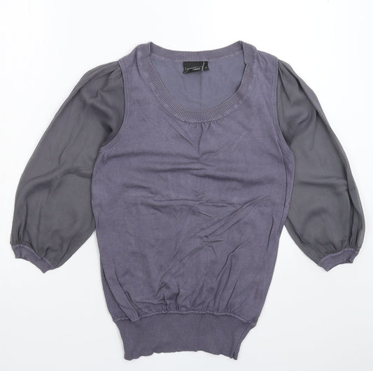 Womens UK Size 10 NEXT Grey Pullover Jumper