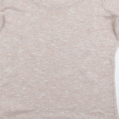 Womens UK Size 10 New Look Beige Pullover Jumper