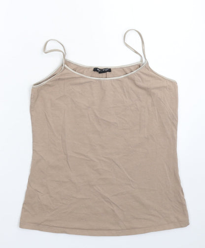 Womens UK Size L Select Grey Basic Tank