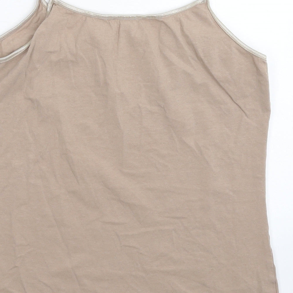 Womens UK Size L Select Grey Basic Tank