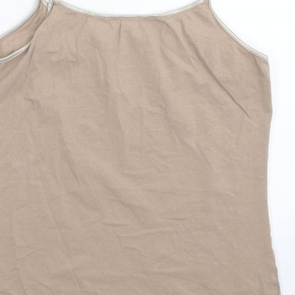Womens UK Size L Select Grey Basic Tank