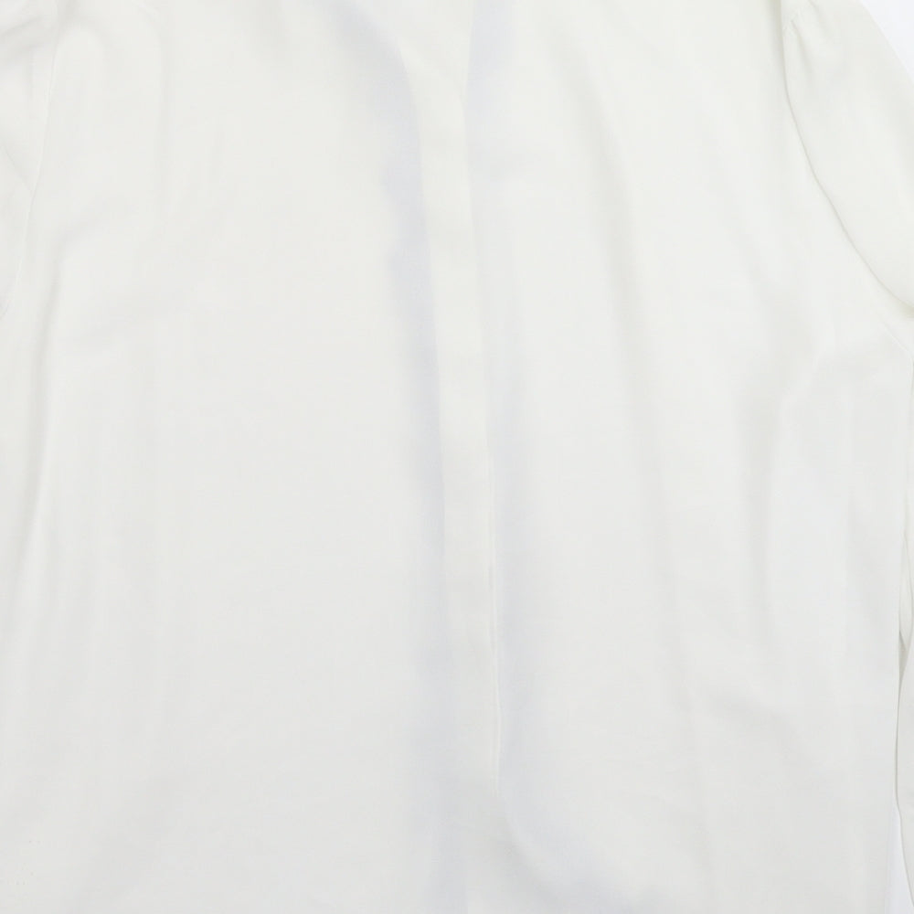 Womens UK Size 20 Dorothy Perkins White Basic Button-Up