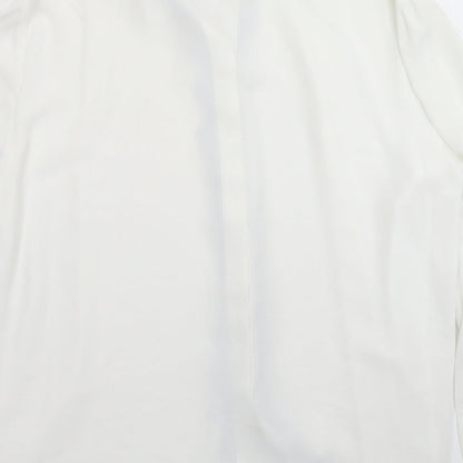 Womens UK Size 20 Dorothy Perkins White Basic Button-Up