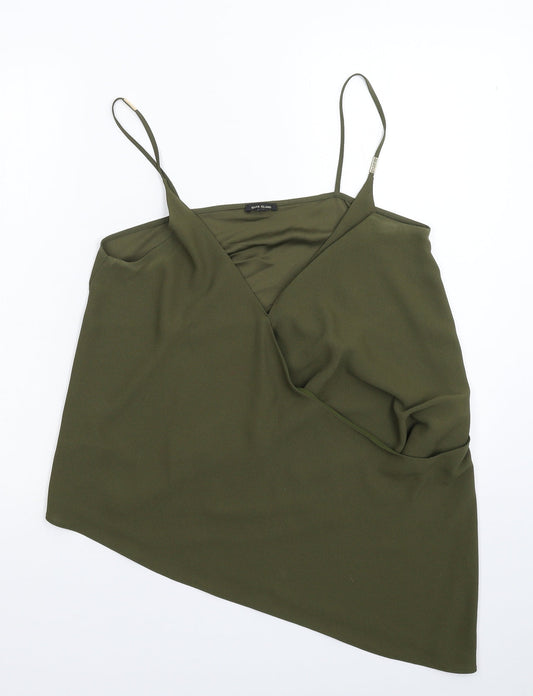 Womens UK Size 14 River Island Green Basic Tank