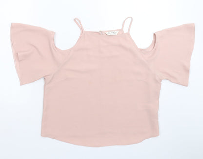 Miss Selfridge Womens Pink   Basic Tank Size 14