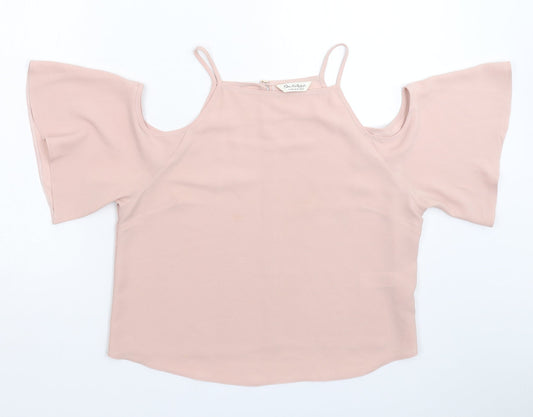 Miss Selfridge Womens Pink   Basic Tank Size 14