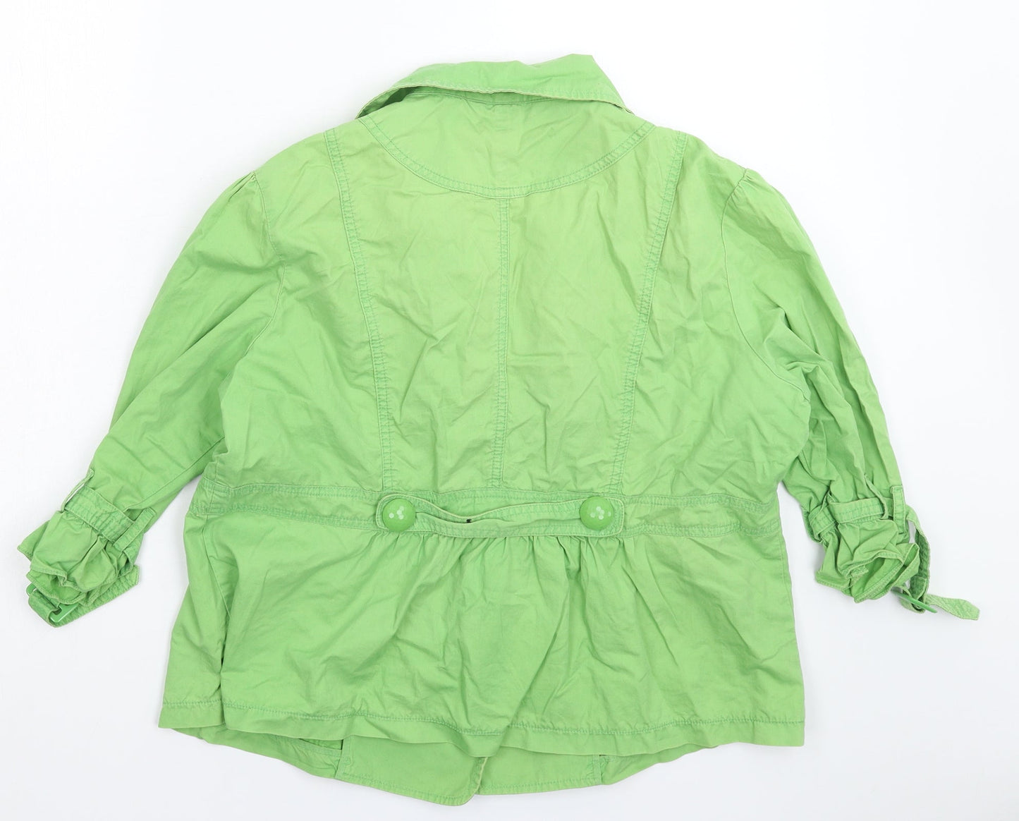Womens UK Size 16 Red Herring Green Jacket