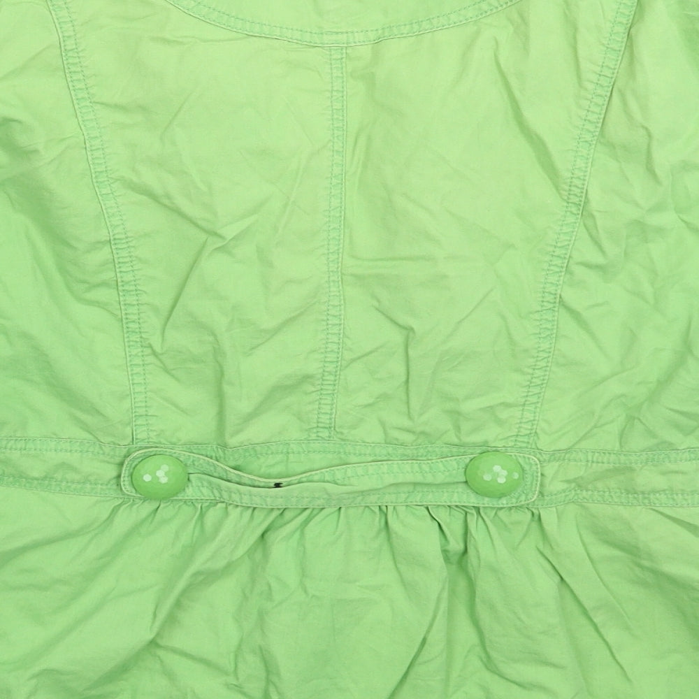 Womens UK Size 16 Red Herring Green Jacket