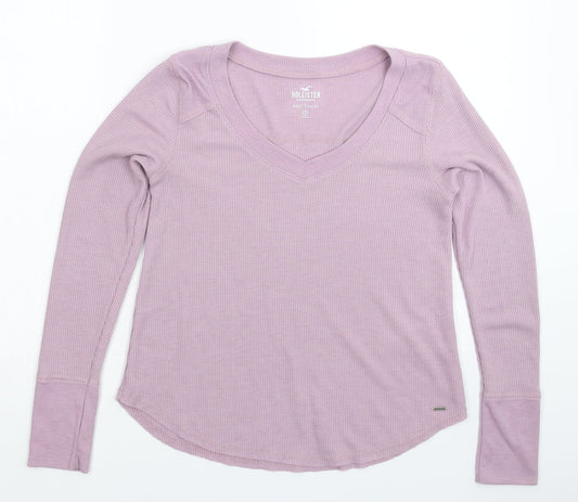 Womens UK Size S Hollister Purple Pullover Jumper